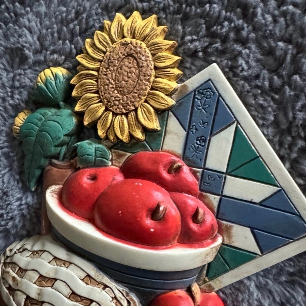 Decorative Baking Kitchen Wall Plaque Set - Rustic Ceramic Style - Picture 9 of 10